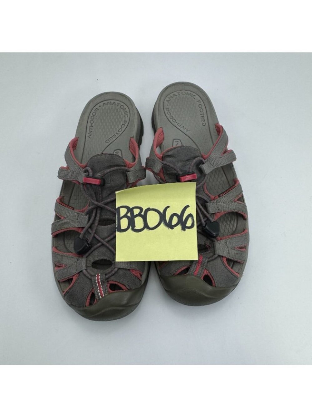 Keen Whisper 5127 Slide Sandal Womens 8.5 Gray Synthetic Hiking Trail Waterproof - Picture 16 of 16